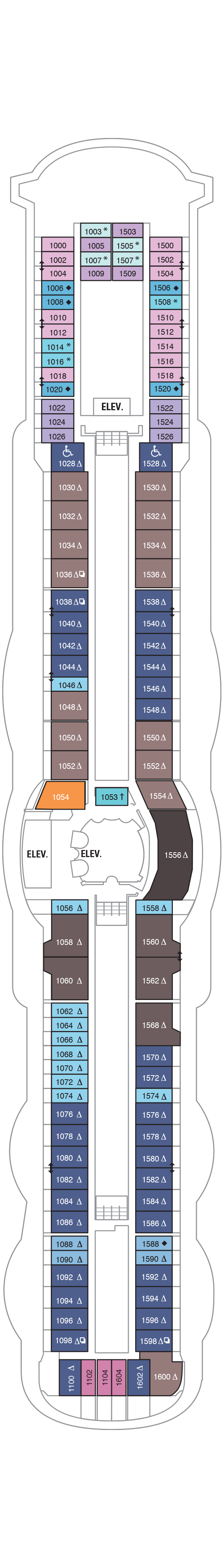 Serenade of the Seas - Royal Caribbean International - Deck 10