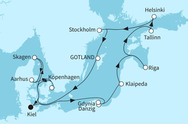 Impressionn zu Sommer 2025 Besttarif - Mein Schiff 1 - Ostsee intensiv