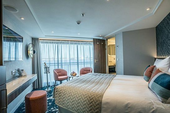 MS Annabelle - Phoenix Flusskreuzfahrten - Zweibett Suite außen mit frz. Balkon Oriondeck *GOLD* (G)