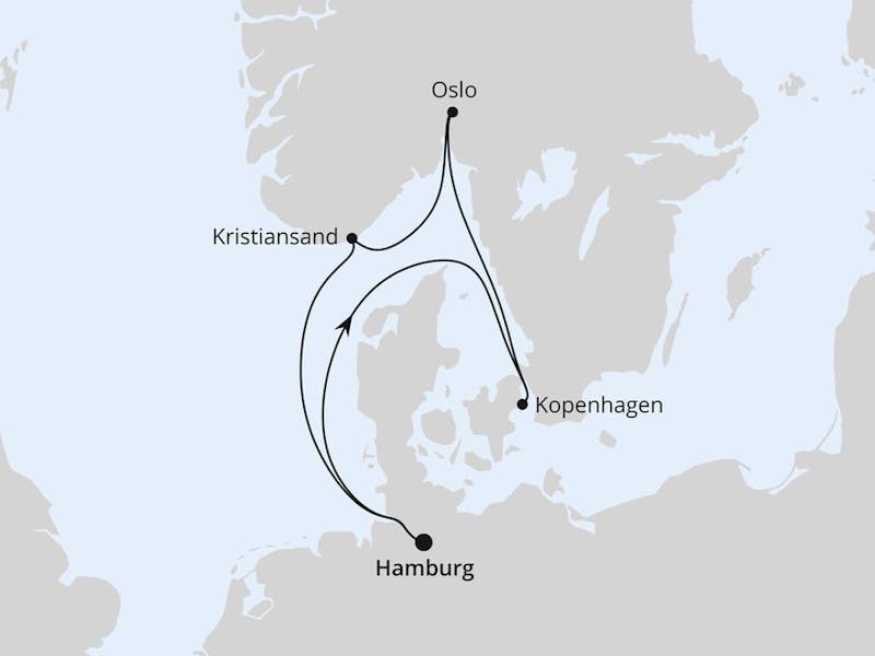 Norwegen & Dänemark ab Hamburg