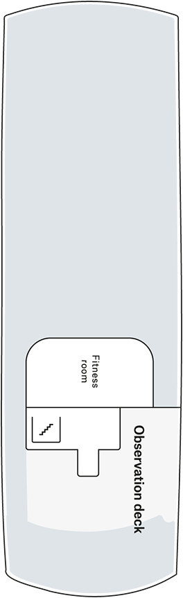 MS Santa Cruz II - Hurtigruten EXPEDITIONS - Deck 5 (Sky Deck)