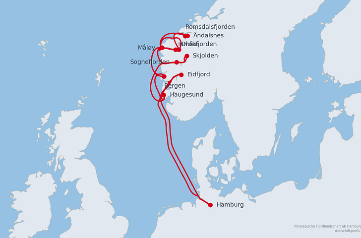 Impression zu Sommer 2027 - AIDAluna - Norwegische Fjordlandschaft