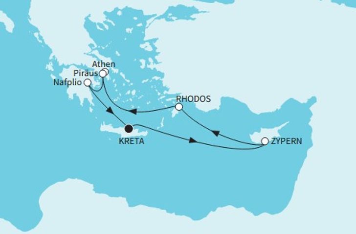 Impressionn zu Mein Schiff Wochenendangebot - Mein Schiff 5 - Auf Zeitreise am Östlichen Mittelmeer
