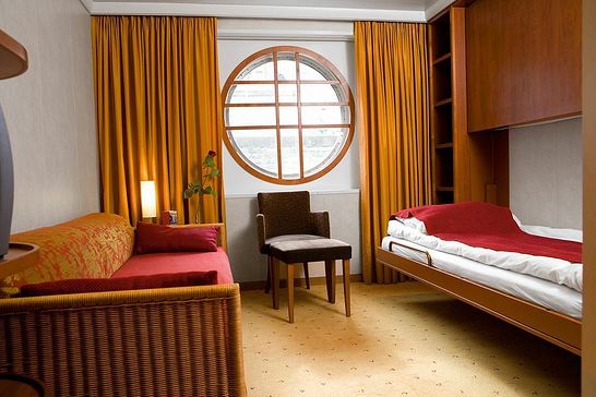 A-ROSA LUNA - A-ROSA - 2-Bett-Außenkabine mit Zusatzbett, Kategorie S (S)