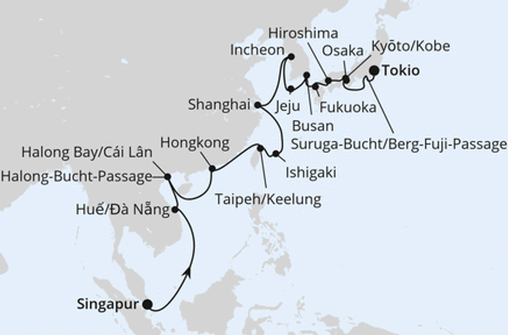 Impression zu AIDA Winter 2026/27 - AIDAstella - Von Singapur über Vietnam & Südkorea nach Tokio