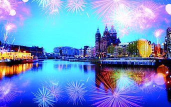 silvesterglanz auf holländischen wasserwegen