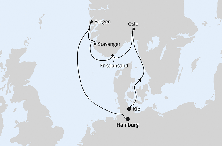 Impressionn zu AIDA Winter inkl. Bordguthaben - AIDAnova - Südnorwegen