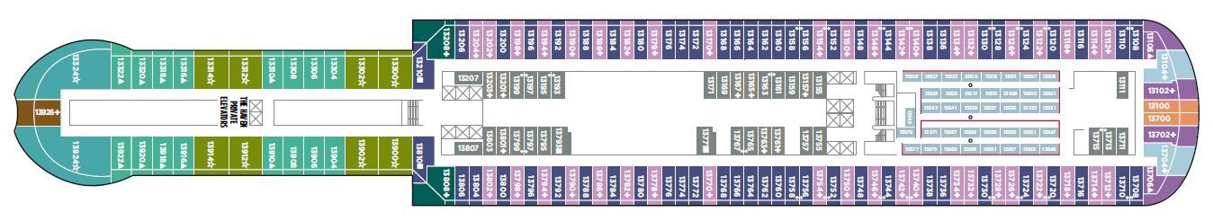 Norwegian Prima - Norwegian Cruise Line - DECK 13