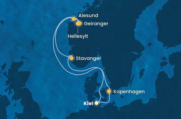 Impressionn zu Costa Bella Vita - Costa Diadema - Nordische Entdeckungsreise