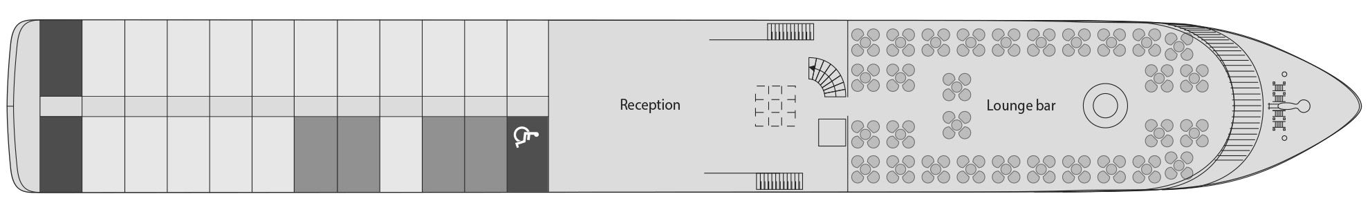 GIL EANES - Ohne Reederei - MITTELDECK