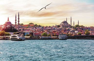 östliches mittelmeer mit istanbul