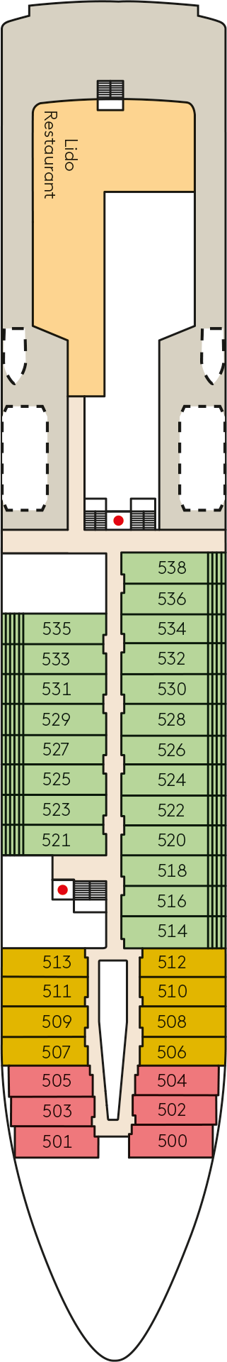HANSEATIC inspiration - Hapag-Lloyd Cruises - Deck 5 (Deck 5)