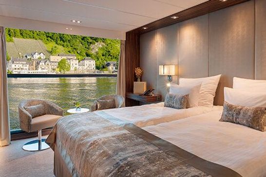 MS Amadeus Imperial - Amadeus Flusskreuzfahrten - 2-Bett-Außenkabine, Kategorie B-4,Strauss Deck (B-4)