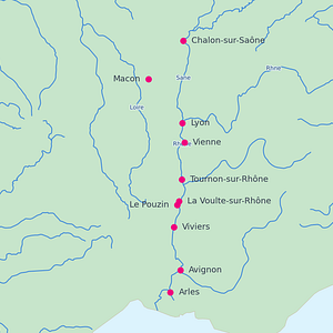 MS Annabelle Außenansicht in Avignon