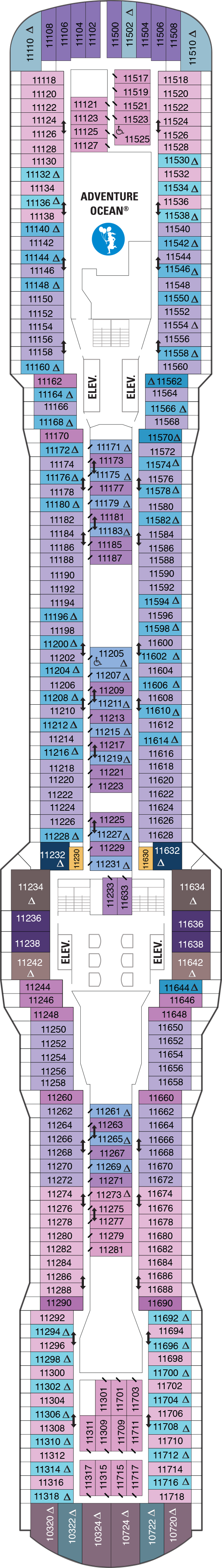 Ovation of the Seas - Royal Caribbean International - Deck 11
