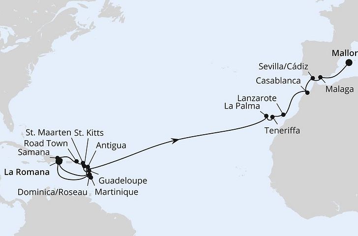 Impression zu AIDA Frühbucher Special - AIDAblu - Von der Karibik nach Mallorca