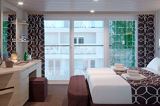 MSC World Europa - MSC Cruises - Deluxe Balkonkabine mit Promenaden- und Meerblick (PV)