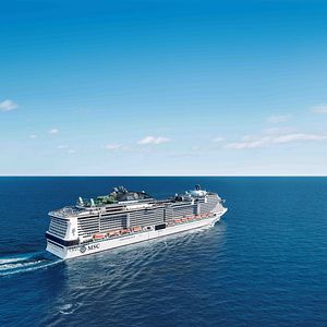 Aerial der MSC Grandiosa