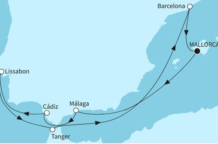 Impression zu Sommer 2026 - Mein Schiff Flow - Sonniges Iberien und Marokko