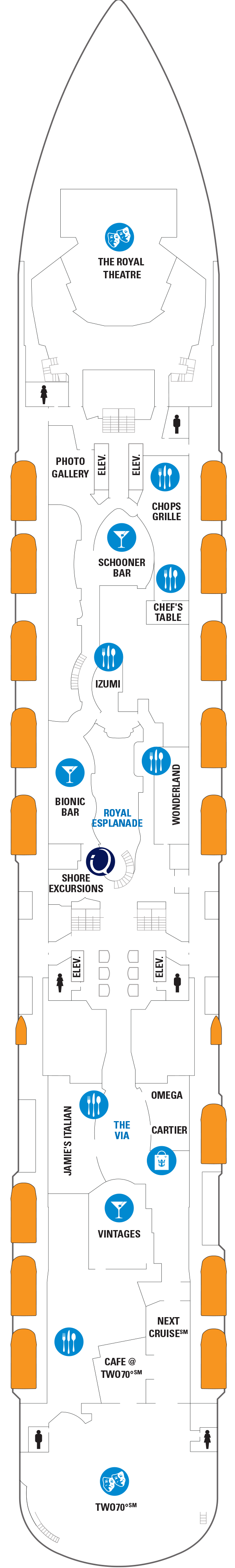 Ovation of the Seas - Royal Caribbean International - Deck 5