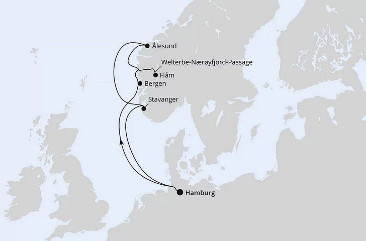 Impression zu AIDA ALL IN Sommer 2027 - AIDAnova - Norwegens Welterbe