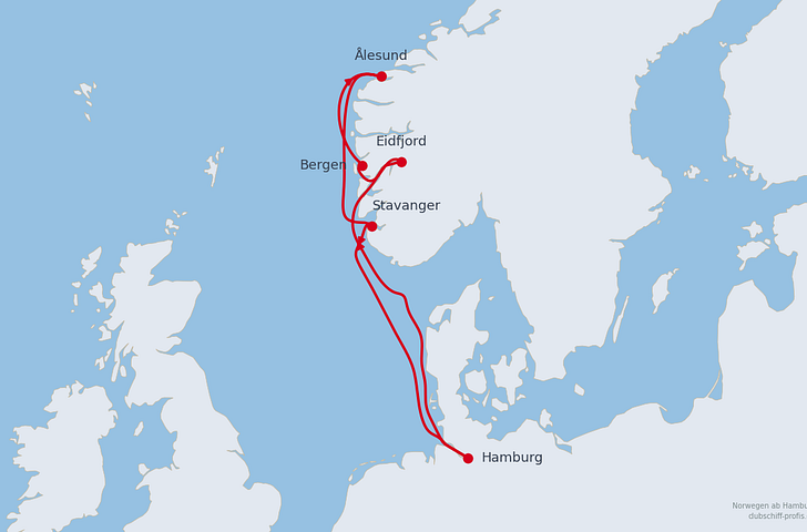Impression zu AIDA Einzelkabinen Special - Norwegen