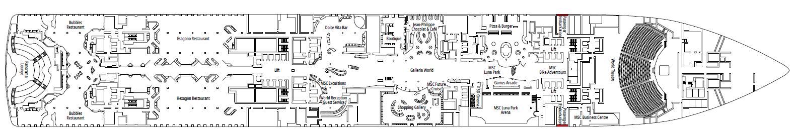 MSC World Europa - MSC Cruises - DECK 6
