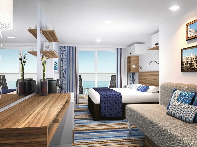 Mein Schiff 5 - TUI Cruises - Balkonkabine Kategorie A (BAAO)