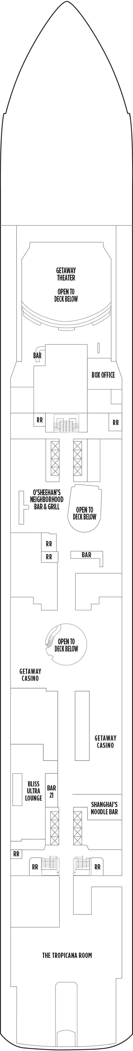 Norwegian Getaway - Norwegian Cruise Line - Deck 7 (Deck 7)