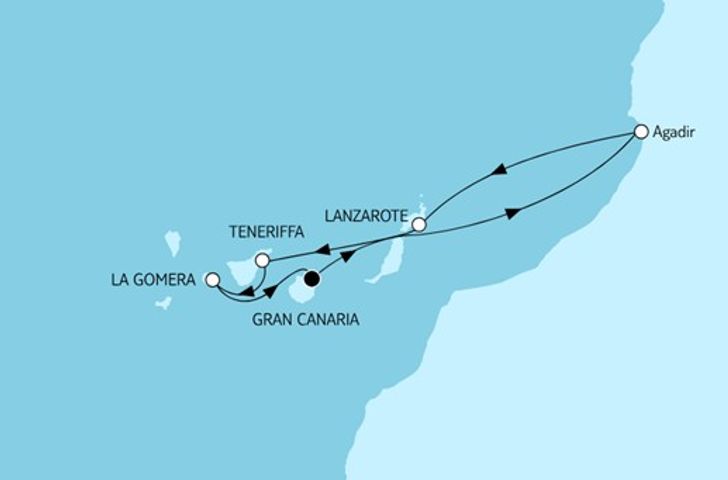 Impressionn zu Suiten Special Winter 2025/26 - Mein Schiff 7 - Kanaren mit Marokko
