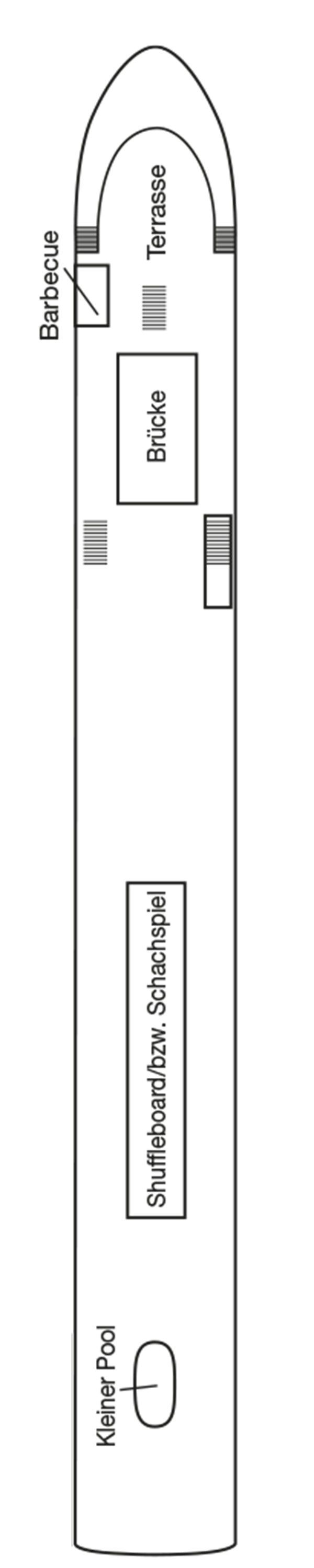 MS Alisa - Phoenix Flusskreuzfahrten - Deck 4 (Sonnendeck)