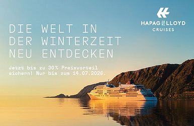 hapag lloyd cruises: die welt in der winterzeit entdecken