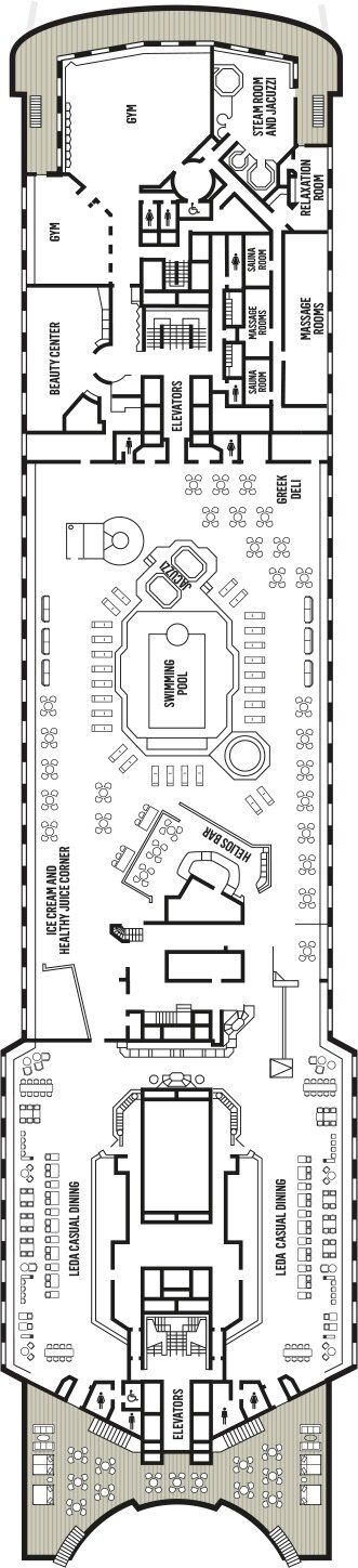 Celestyal Journey - Celestyal Cruises - Deck 11 (Deck 11)