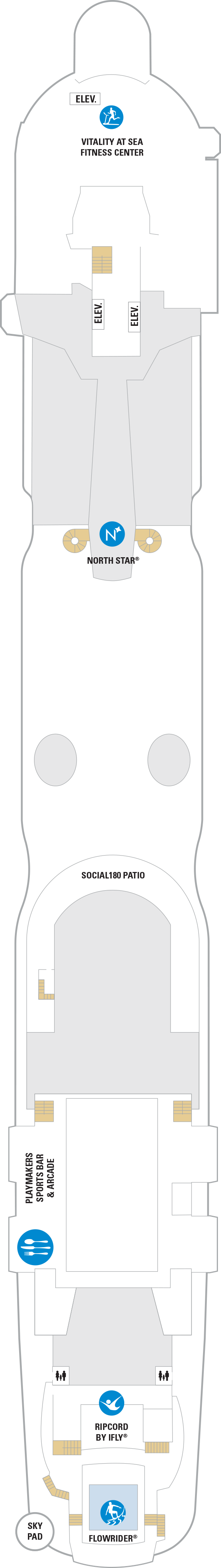 Odyssey of the Seas - Royal Caribbean International - Deck 16 (Deck 16)