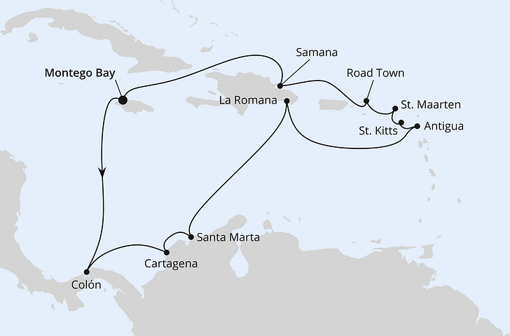 Impression zu AIDA Frühlingsspecial - AIDAblu - Karibik & Mittelamerika