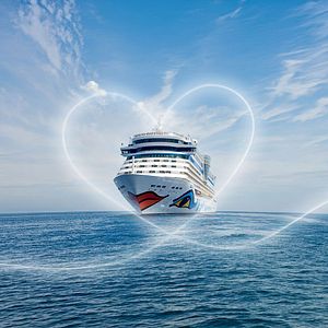 AIDAbella Header mit Herz