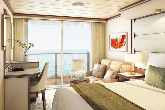 Enchanted Princess - Princess Cruises - Balkonkabine Deluxe (mit eingeschränkter Sicht) (DW)