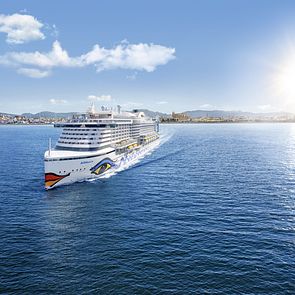 AIDAperla Mallorca Aussenansicht