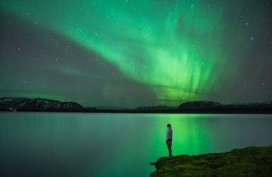 Polarlichter in Norwegen