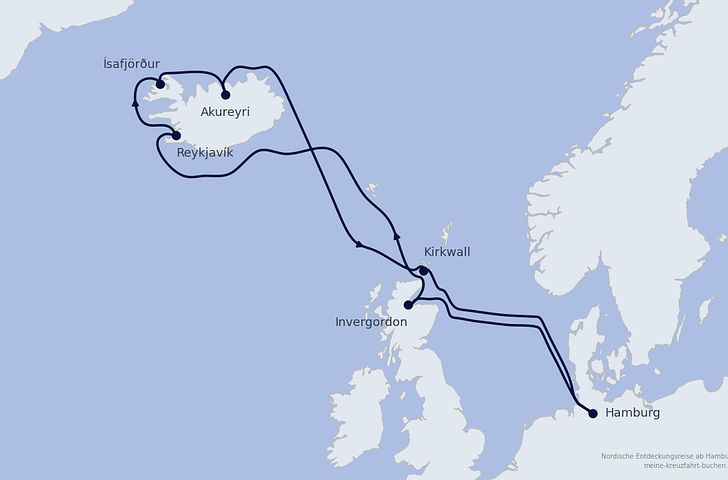 Impression zu MSC Balkonkabinen-Special - MSC Preziosa - Island & Großbritannien