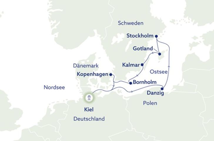 Impressionn zu nicko cruises - Vasco da Gama - Ostsee-Flair genießen