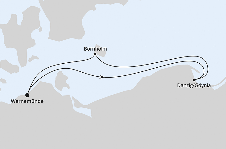 Impressionn zu Winter 2025/26 - AIDAmar - Kurzreise nach Danzig & Bornholm