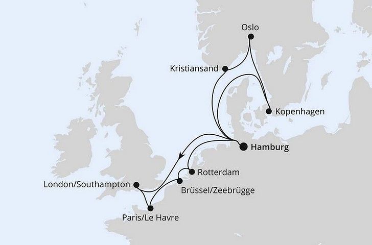 Impression zu AIDA Winter 2027/2028 - AIDAnova - Metropolen & Skandinavien