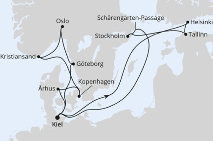 Impressionn zu Neue AIDAprima Winterreisen - Feiertagsreise Ostsee & Norwegen