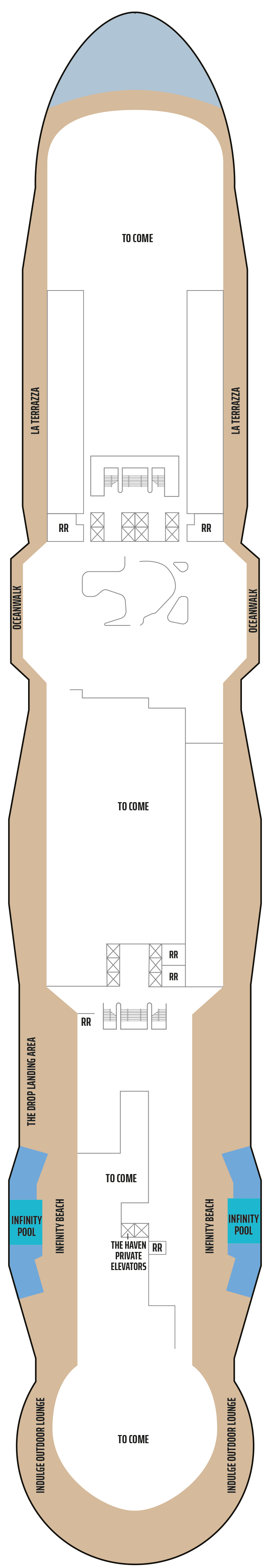 Norwegian Aqua - Norwegian Cruise Line - Deck 8 (Deck 8)