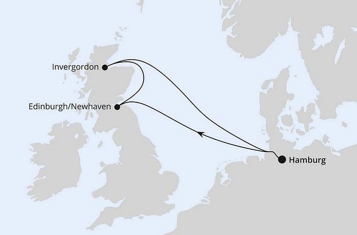 Impression zu AIDA PREMIUM All Inclusive Sommer 2026 - AIDAsol - Kurzreise nach Schottland