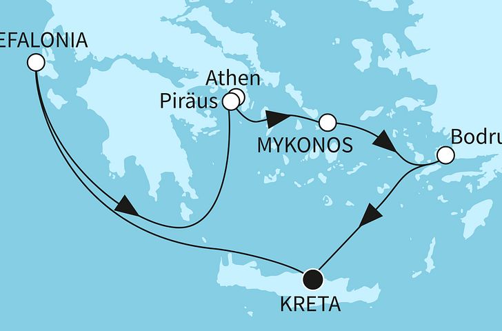 Impressionn zu Suiten Special Sommer 2025 - Mein Schiff 5 - Höhepunkte der Türkei & Griechenland