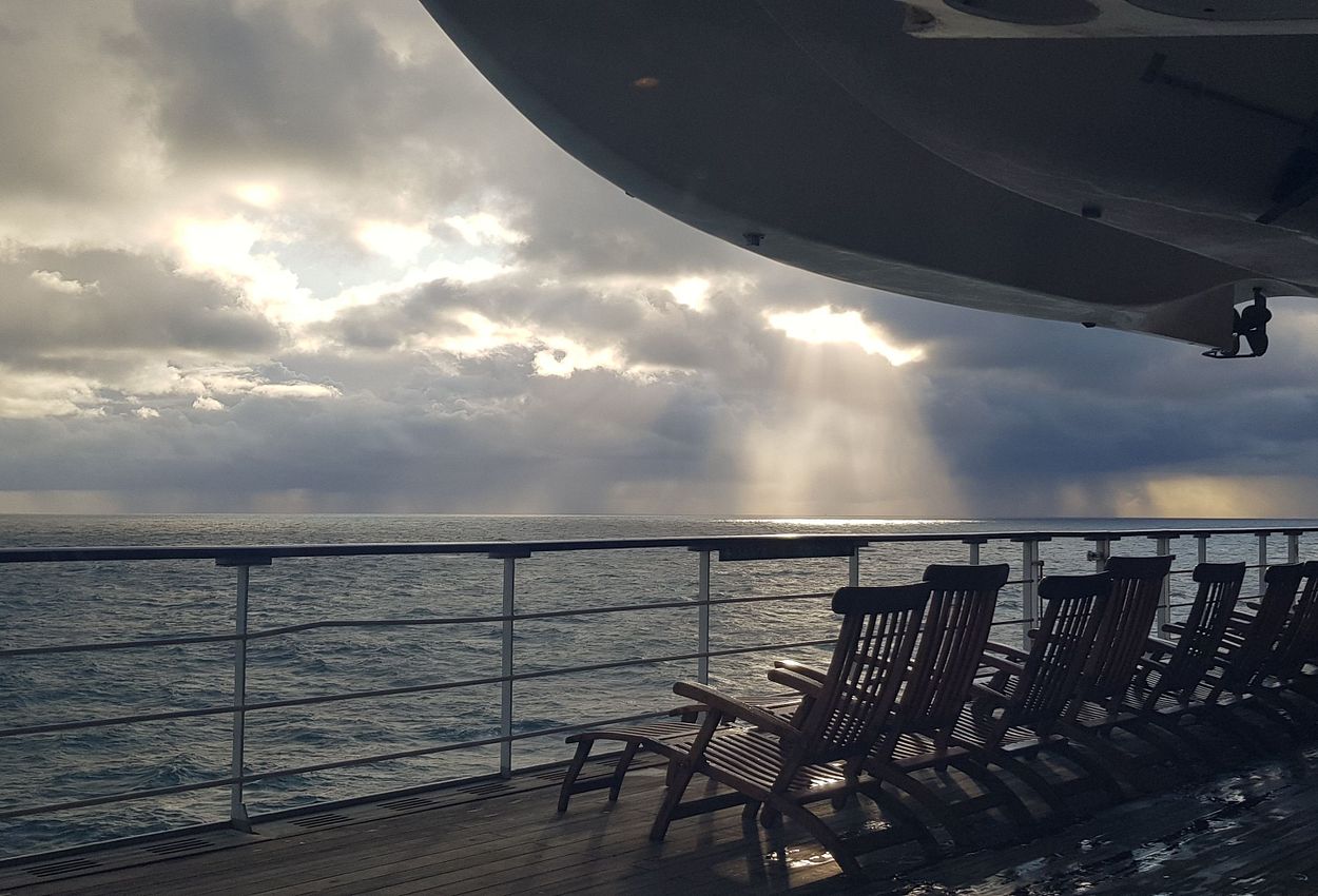 Traumhafte Aussicht vom Außendeck