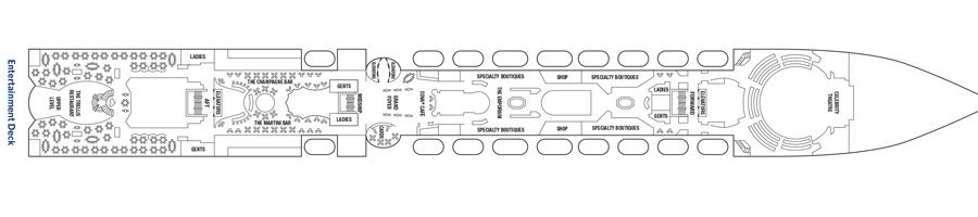 Celebrity Infinity - Celebrity Cruises - 5 ENTERTAINMENT DECK