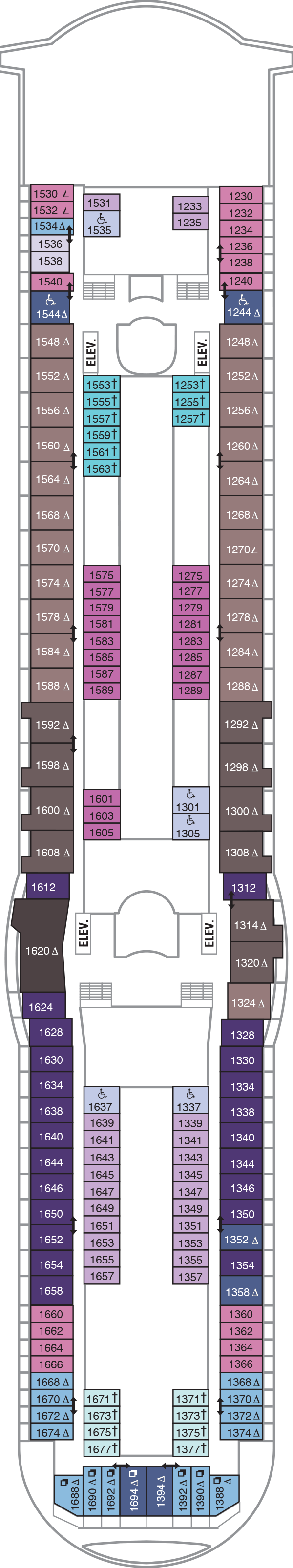Adventure of the Seas - Royal Caribbean International - Deck 10
